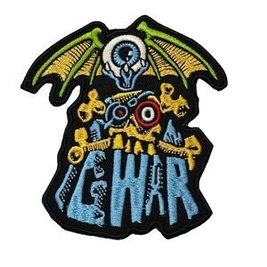 Gwar Eye Bat Wing Logo Band Embroidered Patch
